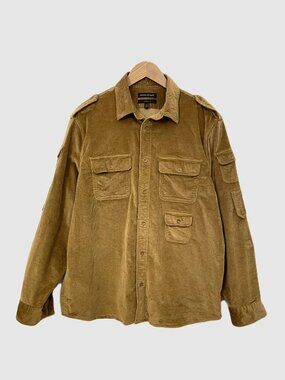 Banana Republic Men's Heritage Explorer Corduroy Utility Shirt Jacket